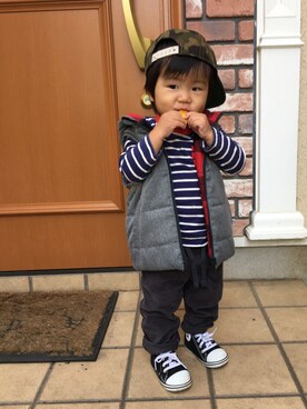 ひなさん（キッズ・80cm）の秋コーディネート