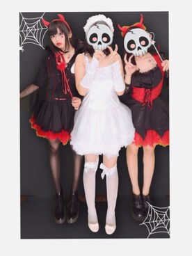 「悪魔」｜ひなさん（レディース・160cm）の秋コーディネート