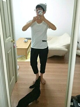 「RNA」｜「アイテム（スラックス）」を使った、Ma-chanさん（レディース・157cm）の夏コーディネート