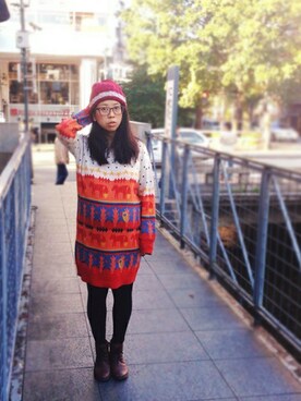 nah.oさん（レディース・152cm）の秋コーディネート
