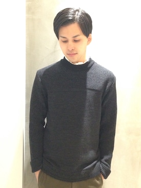 「WRAPINKNOT（ラッピンノット）のアイテム」を使った、竹内 孜介さん（メンズ・171cm）の秋コーディネート