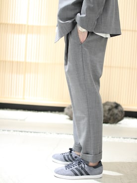 「ホワイトマウンテニアリング」｜竹内 孜介さん（メンズ・171cm）の春コーディネート
