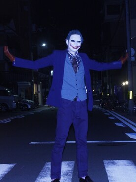 「おばけ参上☆（オバケサンジョウ）のアイテム」を使った、げんさん（メンズ・167cm）の秋コーディネート