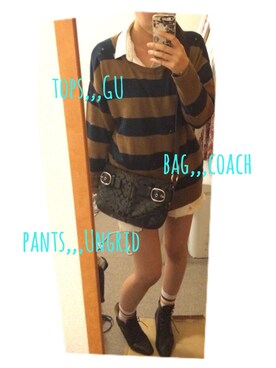 raraさん（レディース・164cm）の秋コーディネート