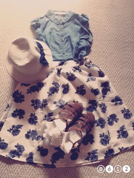 しょーちゃん@神戸さん（レディース・159cm）の夏コーディネート