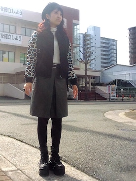 channieさん（レディース・161cm）の冬コーディネート