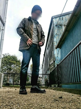 「アイテム（ブルゾン）」を使った、カホンさん（メンズ・169cm・40代）の春コーディネート