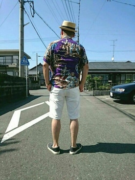 「海の日」｜カホンさん（メンズ・169cm）の夏コーディネート