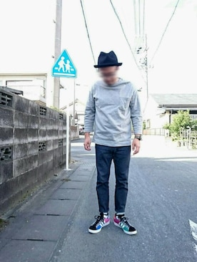 カホンさん（メンズ・169cm）の秋コーディネート