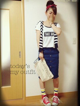 あーちむ☻さん（レディース・158cm）の夏コーディネート