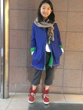 「BOOパーティー」｜えびすぶーさん（キッズ・140cm）の冬コーディネート