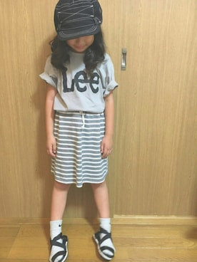 「学校こーで」｜「アイテム（その他）」を使った、あーやさん（キッズ・120cm）の夏コーディネート