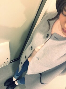 「ジーユーコーデ」｜「アイテム（その他シューズ）」を使った、p i  ♡さん（レディース・159cm）の春コーディネート
