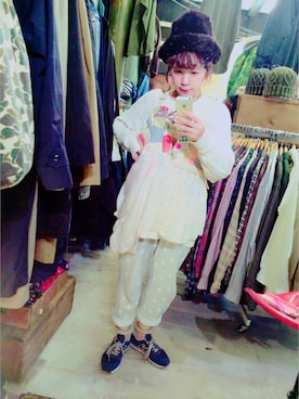 「keisuke kanda（ケイスケカンダ）のアイテム（パンツ）」を使った、Saki ♥︎さん（レディース・157cm）の秋コーディネート