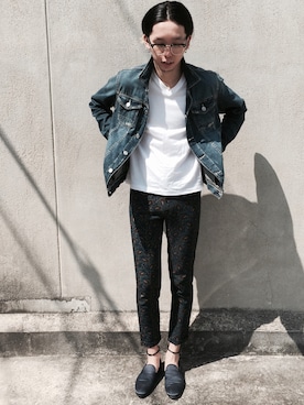 「UNIF（ユニフ）のアイテム（バッグ）」を使った、t2さん（メンズ・182cm）の春コーディネート