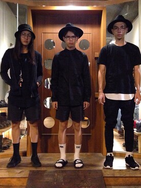 「TRAN泉（トラン）のアイテム」を使った、羅傑元さん（メンズ・174cm）の夏コーディネート