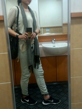 おけいさん（レディース・173cm）の秋コーディネート