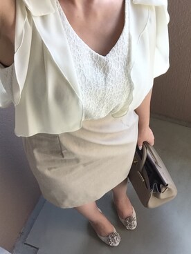 「ROYAL PARTY」｜「アイテム（パンプス）」を使った、Ayanoᙏ̤̫͚ ♡゛さん（レディース・148cm）の秋コーディネート