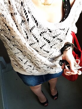 「Guess（ゲス）のアイテム（スカート）」を使った、Ayanoᙏ̤̫͚ ♡゛さん（レディース・148cm）の秋コーディネート