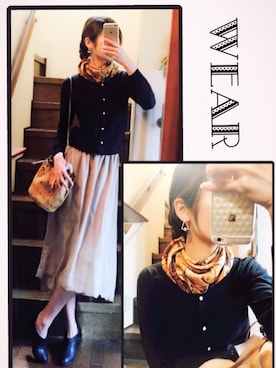 「パールアクセ」｜「アイテム（ブーティ）」を使った、imokoさん（レディース・165cm）の春コーディネート