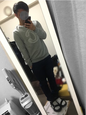 「AZUL by moussy（アズールバイマウジー）のアイテム（サンダル）」を使った、Mr.ゴローさん（メンズ・161cm）の春コーディネート