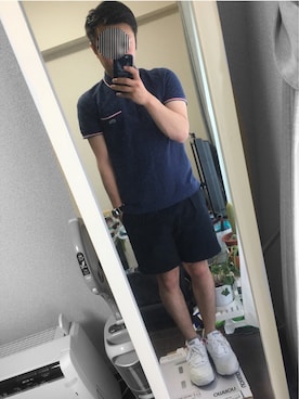 「ANALOG.（アナログ）のアイテム」を使った、Mr.ゴローさん（メンズ・161cm）の夏コーディネート