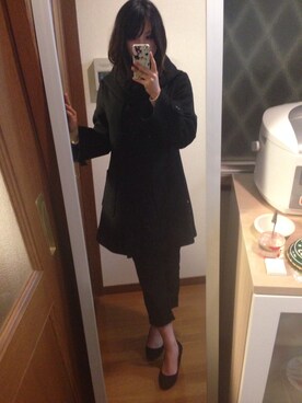 「URBAN RESEARCH ROSSO WOMEN（アーバンリサーチ　ロッソ）のアイテム（ダッフルコート）」を使った、sonnig0610さん（レディース・160cm）の冬コーディネート