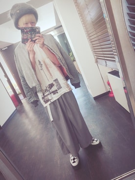 「MIFUNE（ミフネ）のアイテム（帽子）」を使った、のこくん。さん（メンズ・183cm）の春コーディネート