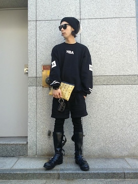 「MCM（エムシーエム）のアイテム（財布/小物）」を使った、shintaro itoさん（メンズ・173cm）の秋コーディネート