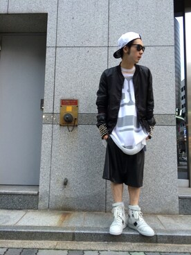 「L.H.P（エルエイチピー）のアイテム（スタジャン）」を使った、shintaro itoさん（メンズ・173cm）の春コーディネート