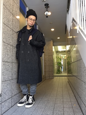 「alexanderwang（アレキサンダーワン）のアイテム（ニットキャップ/ビーニー）」を使った、shintaro itoさん（メンズ・173cm）の秋コーディネート