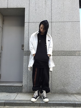 「DRKSHDW（ダークシャドウ）のアイテム」を使った、shintaro itoさん（メンズ・173cm）の冬コーディネート