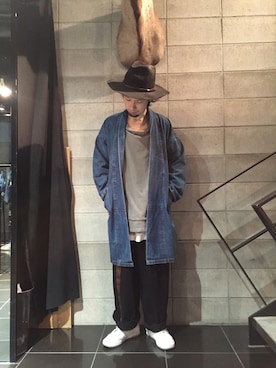 「Gosha Rubchinskiy（ゴーシャラブチンスキー）のアイテム」を使った、shintaro itoさん（メンズ・173cm）の春コーディネート