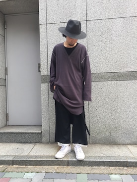 「Gosha Rubchinskiy（ゴーシャラブチンスキー）のアイテム」を使った、shintaro itoさん（メンズ・173cm）の夏コーディネート