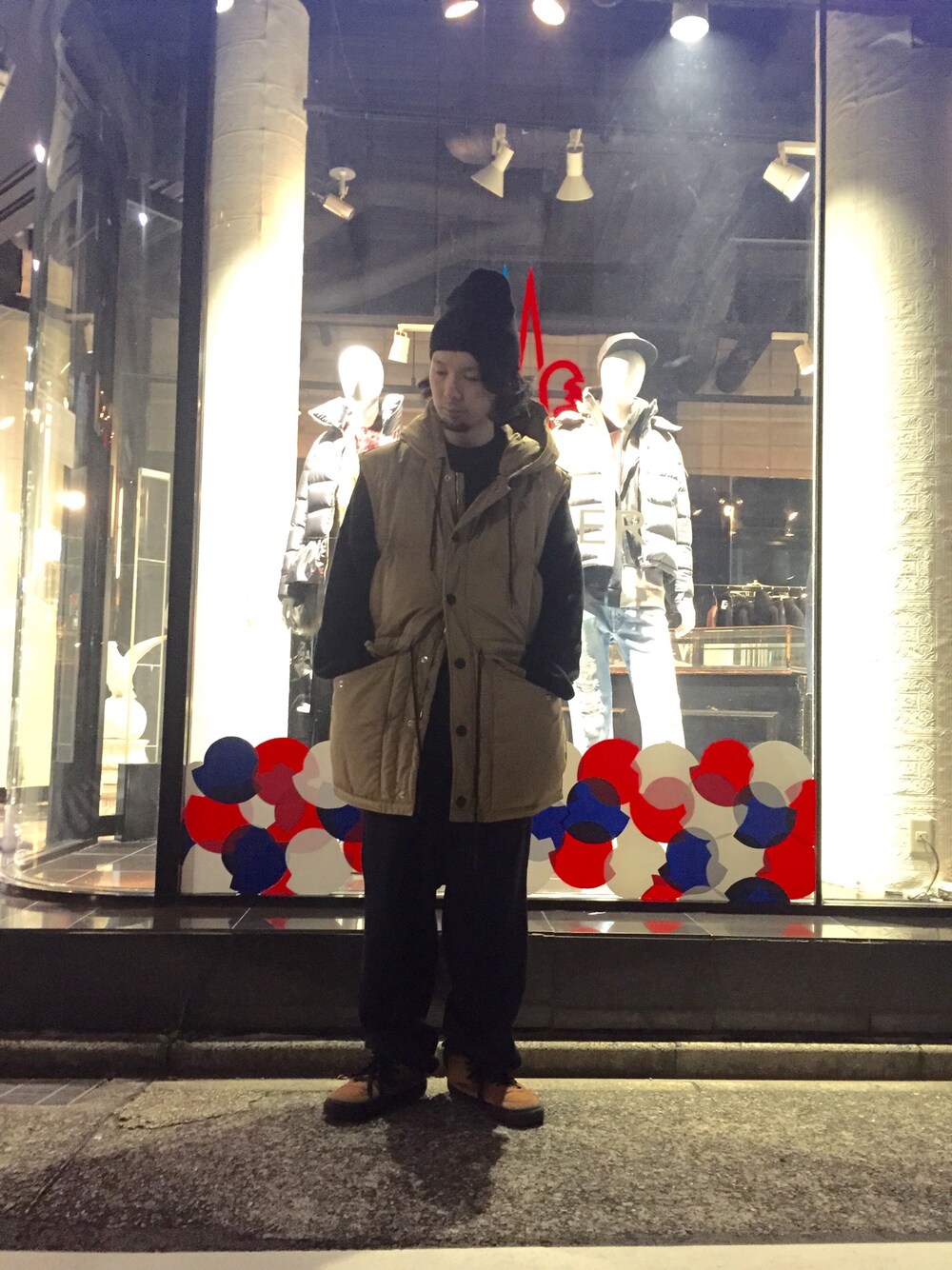 「LHP、GOLDEN GOOSE、misbhv、MM6、gosharubchinskiy、street、オーバーサイズ」｜「Gosha Rubchinskiyのアイテム（スニーカー、ブラウン系）」を使った、shintaro itoさん（メンズ・173cm）の秋コーディネートの1枚目の写真