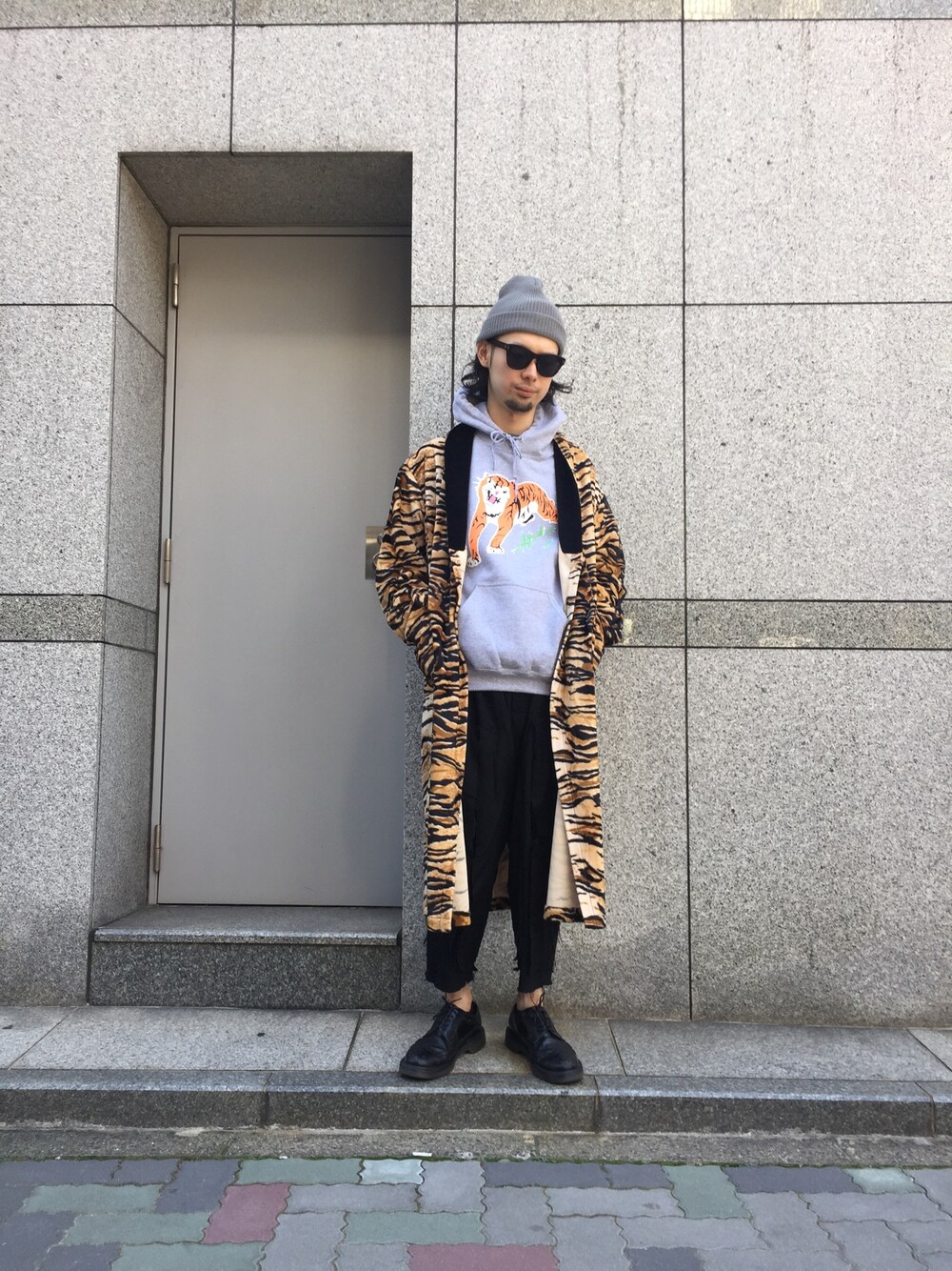 「LHP、PROPER GANG、yohjiyamamoto、KaneZ、ラフ、秋のコーデ、ニット帽、秋」｜「PROPER GANGのアイテム（その他アウター、その他）」を使った、shintaro itoさん（メンズ・173cm）の秋コーディネートの1枚目の写真