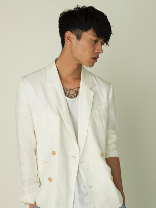 森田健 無印良品のテーラードジャケットを使ったコーディネート Wear