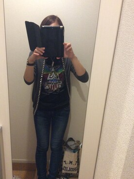 「TMT（ティーエムティー）のアイテム（バッグ）」を使った、のんちさん（レディース・163cm）の秋コーディネート