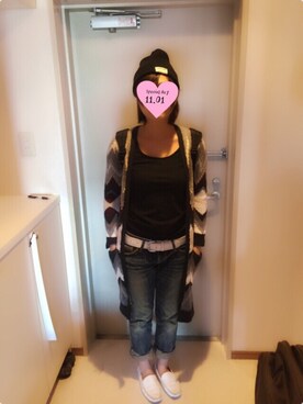 「Lover soul（ラバーソウル）のアイテム」を使った、てもにゃんさん（レディース・163cm）の秋コーディネート