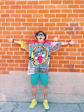 「STUSSY（ステューシー）のアイテム（ハンチング/ベレー帽）」を使った、Ryo Takiguchi さん（メンズ・170cm）の秋コーディネート