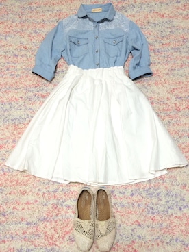 「Magender（マジェンダ）のアイテム」を使った、かつぉさん（レディース・156cm）の夏コーディネート