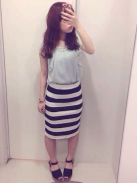 りなこさん（レディース・157cm）の春コーディネート