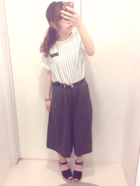 りなこさん（レディース・157cm）の夏コーディネート