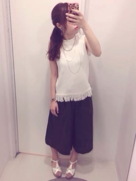 りなこさん（レディース・157cm）の夏コーディネート