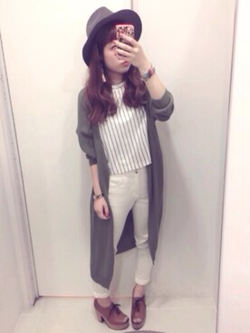 りなこさん（レディース・157cm）の夏コーディネート