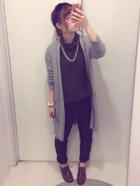 りなこさん（レディース・157cm）の秋コーディネート