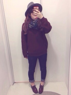 りなこさん（レディース・157cm）の秋コーディネート