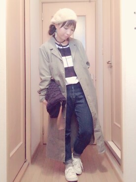 「アイテム（シャツワンピース）」を使った、＿HIBIKI＿さん（レディース・156cm・20代）の秋コーディネート