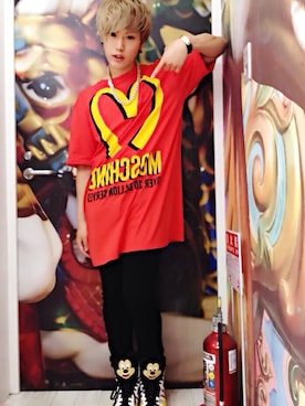 「JEREMYSCOTT」｜xoxoさん（メンズ・167cm）の春コーディネート