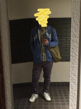 「グレーパンツ」｜CAMELさん（メンズ・161cm）の秋コーディネート